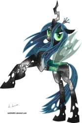 Size: 2500x3733 | Tagged: safe, artist:und34d951, queen chrysalis, changeling, changeling queen, g4, female, high res, solo, space