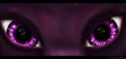 Size: 1800x840 | Tagged: safe, artist:netkarma, twilight sparkle, pony, g4, close-up, female, looking at you, solo, staring into your soul