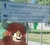 Size: 750x680 | Tagged: safe, artist:dashiesparkle, artist:rainbow eevee, yona, g4, bow, bust, cute, cyrillic, hair bow, icon, irl, monkey swings, photo, portrait, russia, russian, saint petersburg, sign, solo, traffic signal, twin bows, wat, yonadorable