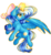 Size: 3096x3400 | Tagged: safe, artist:kindny-chan, oc, oc only, oc:fleurbelle, alicorn, pony, alicorn oc, bow, commission, female, hair bow, high res, magic, mare, simple background, smiling, solo, transparent background