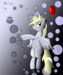 Size: 2083x2474 | Tagged: safe, artist:fearyzy, derpy hooves, pony, g4, bubble, female, high res, solo