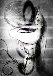 Size: 2640x3815 | Tagged: safe, artist:fearyzy, octavia melody, pony, g4, female, high res, solo