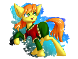 Size: 2224x1668 | Tagged: safe, artist:coldtrail, oc, oc only, oc:sweet corn, pony, simple background, solo