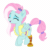 Size: 1008x1008 | Tagged: safe, artist:potato22, kerfuffle, pegasus, pony, g4, rainbow roadtrip, amputee, animated, clothes, cute, eyes closed, female, fufflebetes, gif, happy, kerfuffle shuffle, mare, movie accurate, prosthetic leg, prosthetic limb, prosthetics, raised hoof, simple background, smiling, solo, transparent background, trotting, trotting in place, weapons-grade cute