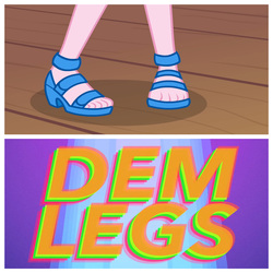 Size: 1936x1936 | Tagged: safe, edit, editor:sonic ranger, pinkie pie, equestria girls, equestria girls specials, g4, my little pony equestria girls: better together, my little pony equestria girls: spring breakdown, feet, leg focus, legs, open-toed shoes, pictures of legs, teen titans go