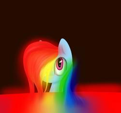 Size: 800x748 | Tagged: safe, artist:vikuskaal, rainbow dash, pegasus, pony, g4, female, hair over one eye, mare, solo