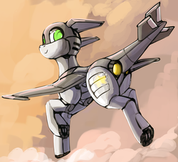 Size: 2958x2694 | Tagged: safe, artist:dimfann, oc, oc only, oc:ruffle, original species, plane pony, pony, butt, butt engines, f-4 phantom ii, female, green eyes, jet, jet fighter, jet plane, looking at you, looking back, looking back at you, mare, plane, plot, rear view, solo