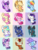 Size: 750x1000 | Tagged: safe, artist:mousu, applejack, autumn blaze, fluttershy, pinkie pie, princess celestia, princess luna, queen chrysalis, rainbow dash, rarity, starlight glimmer, trixie, twilight sparkle, alicorn, changeling, earth pony, kirin, pegasus, pony, unicorn, g4, :3, awwtumn blaze, blush sticker, blushing, chibi, cute, cutealis, cutelestia, cutie mark background, dashabetes, diapinkes, diatrixes, female, glimmerbetes, jackabetes, lunabetes, mane six, open mouth, raribetes, royal sisters, shyabetes, twiabetes, twilight sparkle (alicorn)