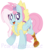 Size: 1204x1359 | Tagged: safe, artist:pearlyiridescence, kerfuffle, pegasus, pony, g4, my little pony: rainbow roadtrip, adorable face, amputee, clothes, cute, daaaaaaaaaaaw, female, fluffy, fufflebetes, heart eyes, looking at you, mare, prosthetic leg, prosthetic limb, prosthetics, simple background, solo, vest, watermark, white background, wingding eyes
