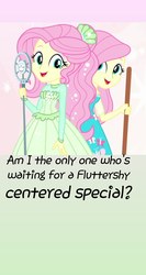 Size: 1080x2034 | Tagged: safe, fluttershy, equestria girls, g4, my little pony equestria girls: better together, so much more to me, cute, duality, female, shyabetes, solo