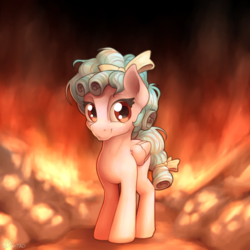 Size: 2000x2000 | Tagged: safe, artist:ohemo, cozy glow, pegasus, pony, g4, school raze, season 8, atg 2019, female, filly, foal, high res, newbie artist training grounds, pure concentrated unfiltered evil of the utmost potency, pure unfiltered evil, smiling, solo