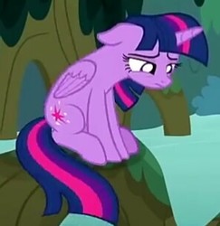 Size: 297x306 | Tagged: safe, screencap, twilight sparkle, alicorn, pony, g4, the mean 6, cropped, cute, female, floppy ears, mare, sad, solo, twilight sparkle (alicorn)