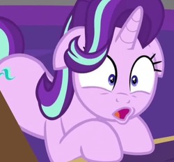 Size: 618x573 | Tagged: safe, screencap, starlight glimmer, pony, g4, the beginning of the end, cropped, cute, faic, female, floppy ears, mare, solo
