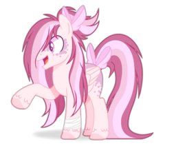 Size: 1925x1629 | Tagged: safe, artist:6-fingers-lover, oc, oc only, pegasus, pony, base used, bow, hair bow, male, multiple parents, offspring, parent:big macintosh, parent:rainbow dash, parent:sunset shimmer, parent:twilight sparkle, simple background, solo, stallion, tail bow, transparent background