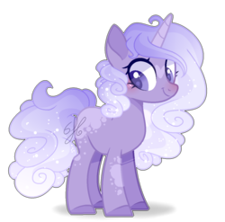 Size: 1169x1153 | Tagged: safe, artist:6-fingers-lover, oc, oc only, pony, unicorn, female, magical lesbian spawn, mare, offspring, parent:princess luna, parent:starlight glimmer, parents:starluna, simple background, solo, transparent background