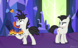 Size: 1304x806 | Tagged: safe, artist:rainbow15s, earth pony, pegasus, pony, crossover, dreamworks, madagascar (dreamworks), ponified, rico, skipper, the penguins of madagascar