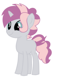 Size: 1120x1516 | Tagged: safe, artist:nerdy-pony, artist:rukemon, oc, oc only, oc:sugarstick, pony, unicorn, icey-verse, base used, colt, commission, male, offspring, parent:kettle corn, parent:skeedaddle, parents:kedaddle, simple background, solo, transparent background