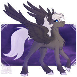 Size: 1100x1100 | Tagged: safe, artist:frostedpuffs, oc, oc only, oc:scarecrow, pegasus, pony, male, solo, stallion