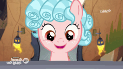 Size: 1280x720 | Tagged: safe, edit, screencap, cozy glow, pony, frenemies (episode), g4, animated, cozy glow is best facemaker, cozybetes, cute, discovery family logo, female, filly, foal, pure concentrated unfiltered evil of the utmost potency, pure unfiltered evil, smiling, solo, squee