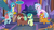 Size: 1280x720 | Tagged: safe, edit, edited screencap, editor:korora, screencap, gallus, ocellus, sandbar, silverstream, smolder, yona, classical hippogriff, griffon, hippogriff, yak, g4, my little pony: friendship is magic, she's all yak, bowtie, cute, diaocelles, diastreamies, gallabetes, implied fluttershy, jewelry, necklace, sandabetes, school of friendship, smolderbetes, speech, speech bubble, student six, yonadorable