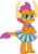 Size: 4785x6790 | Tagged: safe, artist:shootingstarsentry, smolder, dragon, 2 4 6 greaaat, g4, cheerleader, cheerleader smolder, clothes, crossed arms, cute, dragoness, female, looking at you, pleated skirt, simple background, skirt, smolder is not amused, smolderbetes, solo, transparent background, unamused, vector