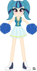 Size: 717x1370 | Tagged: safe, artist:anime-equestria, sonata dusk, human, equestria girls, g4, breasts, busty sonata dusk, cheerleader, clothes, converse, eyeshadow, female, human coloration, looking at you, makeup, miniskirt, pigtails, pleated skirt, pom pom, shoes, simple background, skirt, smiling, sneakers, solo, transparent background, vector