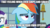 Size: 888x499 | Tagged: safe, edit, edited screencap, screencap, rainbow dash, rarity, twilight sparkle, alicorn, pegasus, pony, unicorn, 2 4 6 greaaat, g4, my little pony: friendship is magic, bell, implied snails, implied snips, meme, poor rainbow dash, text, text edit, that feel, train station, twilight sparkle (alicorn)