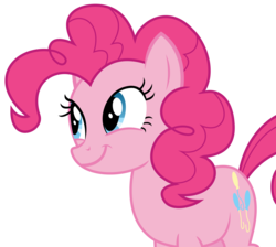 Size: 2203x1975 | Tagged: safe, artist:sketchmcreations, pinkie pie, earth pony, pony, g4, the last laugh, female, mare, simple background, smiling, solo, transparent background, vector