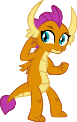 Size: 3132x4935 | Tagged: safe, artist:memnoch, smolder, dragon, g4, cute, dragoness, female, simple background, smolderbetes, solo, transparent background, vector, wings