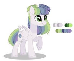 Size: 1280x1052 | Tagged: safe, artist:jxst-roch, artist:nocturnal-moonlight, oc, oc only, oc:space melon, pegasus, pony, base used, female, magical lesbian spawn, mare, offspring, parent:rainbow dash, parent:rarity, parents:raridash, reference sheet, simple background, solo, transparent background