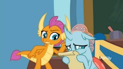 Size: 1673x940 | Tagged: safe, screencap, ocellus, smolder, 2 4 6 greaaat, g4