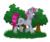 Size: 979x816 | Tagged: safe, artist:zeronitroman, oc, oc only, oc:zjin-wolfwalker, pony, zebra, female, grass, quadrupedal, simple background, solo, transparent background, tree, walking