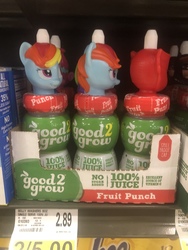 Size: 4032x3024 | Tagged: safe, photographer:undeadponysoldier, rainbow dash, pegasus, pony, g4, bottle, female, good2grow, grocery store, irl, juice, lowes foods, mare, photo, price tag, silly, wat