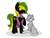 Size: 768x576 | Tagged: dead source, safe, artist:tamashihiguchi, color edit, edit, oc, oc:beauvoir ferril, oc:vermont black, earth pony, ferret, pony, clothes, colored, fursona, looking at each other, male, markings, phi, scarf, stallion