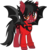 Size: 922x987 | Tagged: safe, artist:lightningbolt, derpibooru exclusive, bat pony, pony, g4, .svg available, bat wings, clandestine industries, clothes, colored pupils, ear fluff, fall out boy, fangs, hair over one eye, hoodie, looking at you, male, messy mane, messy tail, movie accurate, pete wentz, ponified, shirt, simple background, slit pupils, solo, spread wings, stallion, standing, svg, transparent background, undershirt, vector, wings