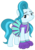 Size: 1532x2198 | Tagged: safe, artist:sonofaskywalker, lighthoof, earth pony, pony, 2 4 6 greaaat, g4, cheerleader, clothes, female, lidded eyes, looking at you, mare, pleated skirt, pom pom, simple background, skirt, smiling, solo, transparent background, vector