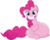 Size: 3840x3040 | Tagged: safe, artist:tgut, edit, pinkie pie, earth pony, pony, a trivial pursuit, g4, adorafatty, belly, big belly, chubby, cute, fat, fat edit, female, grin, high res, hoof on belly, huge belly, obese, piggy pie, pinkie being pinkie, pudgy pie, smiling, stuffed, stuffed belly