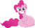 Size: 3840x3040 | Tagged: safe, artist:tgut, edit, pinkie pie, earth pony, pony, a trivial pursuit, g4, my little pony: friendship is magic, adorafatty, belly, big belly, chubby, cute, fat, fat edit, female, grin, high res, hoof on belly, huge belly, obese, piggy pie, pinkie being pinkie, pudgy pie, smiling, stuffed, stuffed belly