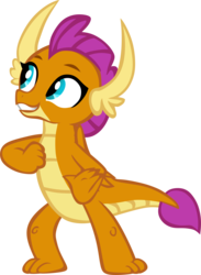 Size: 3871x5288 | Tagged: safe, artist:memnoch, smolder, dragon, g4, cute, dragoness, female, simple background, smolderbetes, solo, transparent background, vector, wings