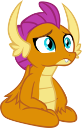 Size: 4756x7372 | Tagged: safe, artist:memnoch, smolder, dragon, g4, cute, dragoness, female, simple background, sitting, smolderbetes, solo, transparent background, vector, wings