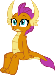 Size: 4597x6226 | Tagged: safe, artist:memnoch, smolder, dragon, g4, sweet and smoky, cute, dragoness, female, simple background, sitting, smolderbetes, solo, transparent background, vector, wings