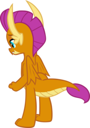 Size: 3976x5622 | Tagged: safe, artist:memnoch, smolder, dragon, g4, cute, dragoness, female, simple background, smolderbetes, solo, transparent background, vector, wings
