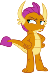 Size: 3602x5410 | Tagged: safe, artist:memnoch, smolder, dragon, g4, sweet and smoky, dragoness, female, simple background, solo, transparent background, vector, wings