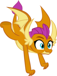 Size: 3827x5082 | Tagged: safe, artist:memnoch, smolder, dragon, g4, cute, dragoness, female, simple background, smolderbetes, solo, transparent background, vector, wings