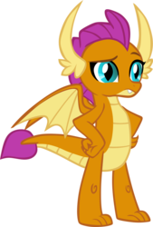 Size: 3409x5053 | Tagged: safe, artist:memnoch, smolder, dragon, g4, cute, dragoness, female, simple background, smolderbetes, solo, transparent background, vector, wings