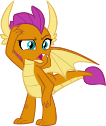 Size: 4849x5811 | Tagged: safe, artist:memnoch, smolder, dragon, g4, dragoness, female, simple background, solo, transparent background, vector, wings