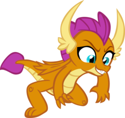 Size: 6882x6504 | Tagged: safe, artist:memnoch, smolder, dragon, g4, dragoness, female, simple background, solo, transparent background, vector, wings