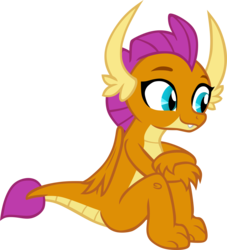 Size: 6714x7392 | Tagged: safe, artist:memnoch, smolder, dragon, g4, cute, dragoness, female, simple background, sitting, smolderbetes, solo, transparent background, vector, wings