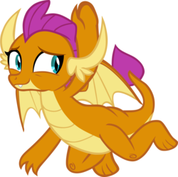Size: 6639x6596 | Tagged: safe, artist:memnoch, smolder, dragon, g4, dragoness, female, simple background, solo, transparent background, vector, wings