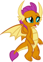 Size: 4214x6018 | Tagged: safe, artist:memnoch, smolder, dragon, g4, dragoness, female, simple background, solo, transparent background, vector, wings